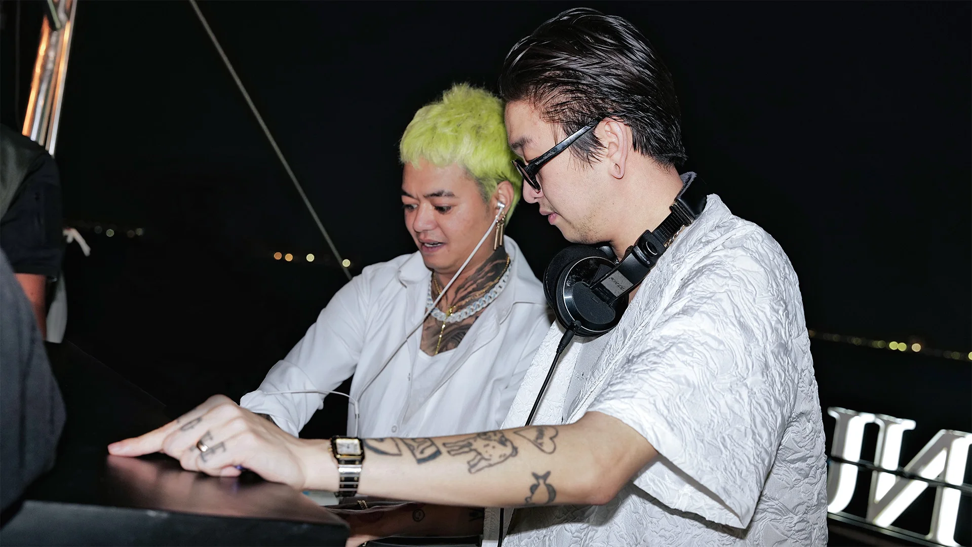 RAVING ON YACHT